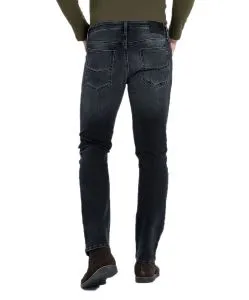 Cross Jeans Damien mit Slim Fit in Schwarzer Used-Optik
