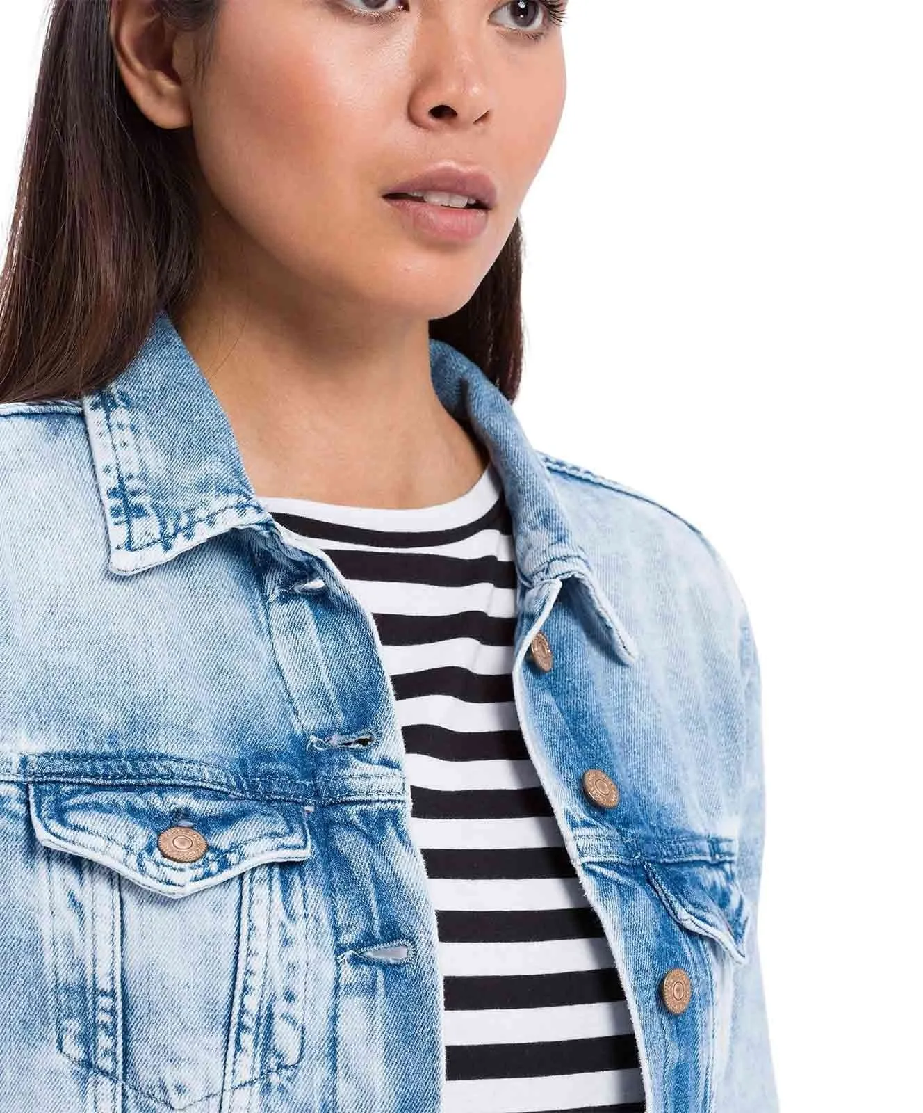 Damen Jacke Jacket von Cross in Mid Blue