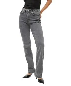 Vero Moda Jeans Tessa in Grau mit Straight Fit