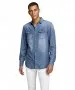Herren Hemd Heridan Shirt von Jack & Jones in Medium Blue Denim