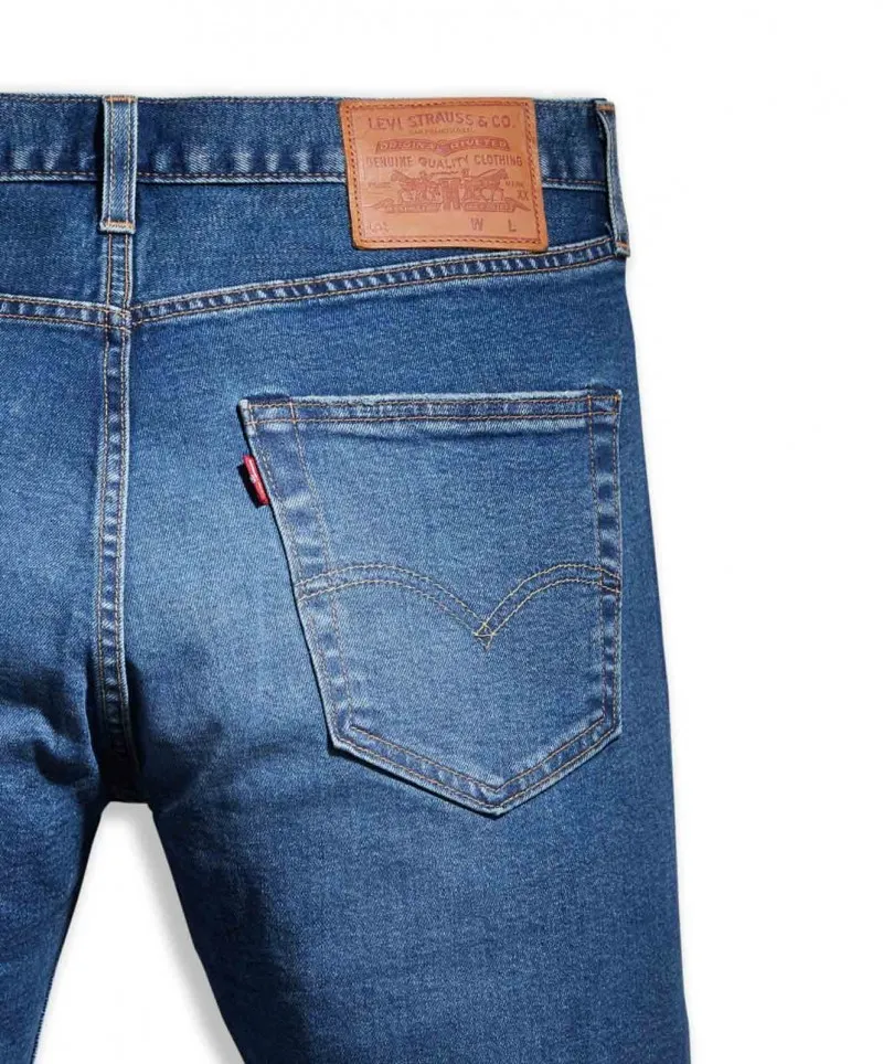 Levis Herren Jeans Original Fit 501 in blauem West Sky