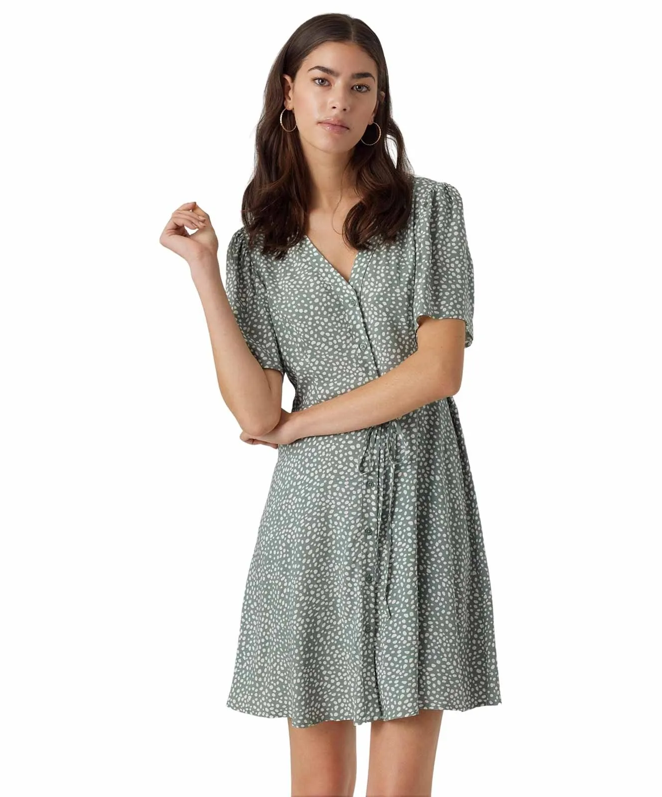 Damen Kleid Alba von Vero Moda in Laurel Wreath Joey dot