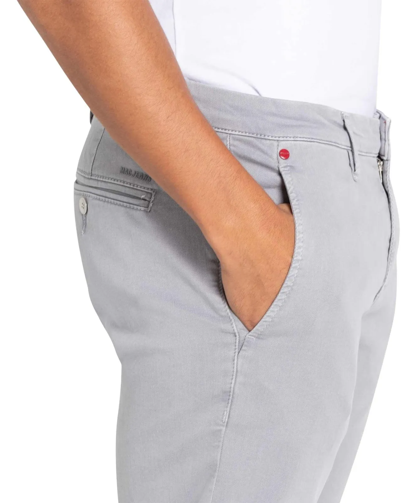 Herren Hose Driver Pants von MAC in Silver