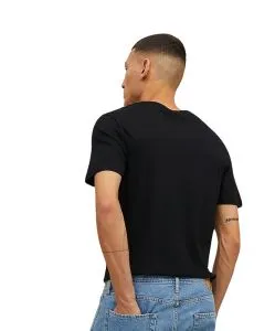 Jack & Jones T-Shirt aus Bio-Baumwolle in Schwarz