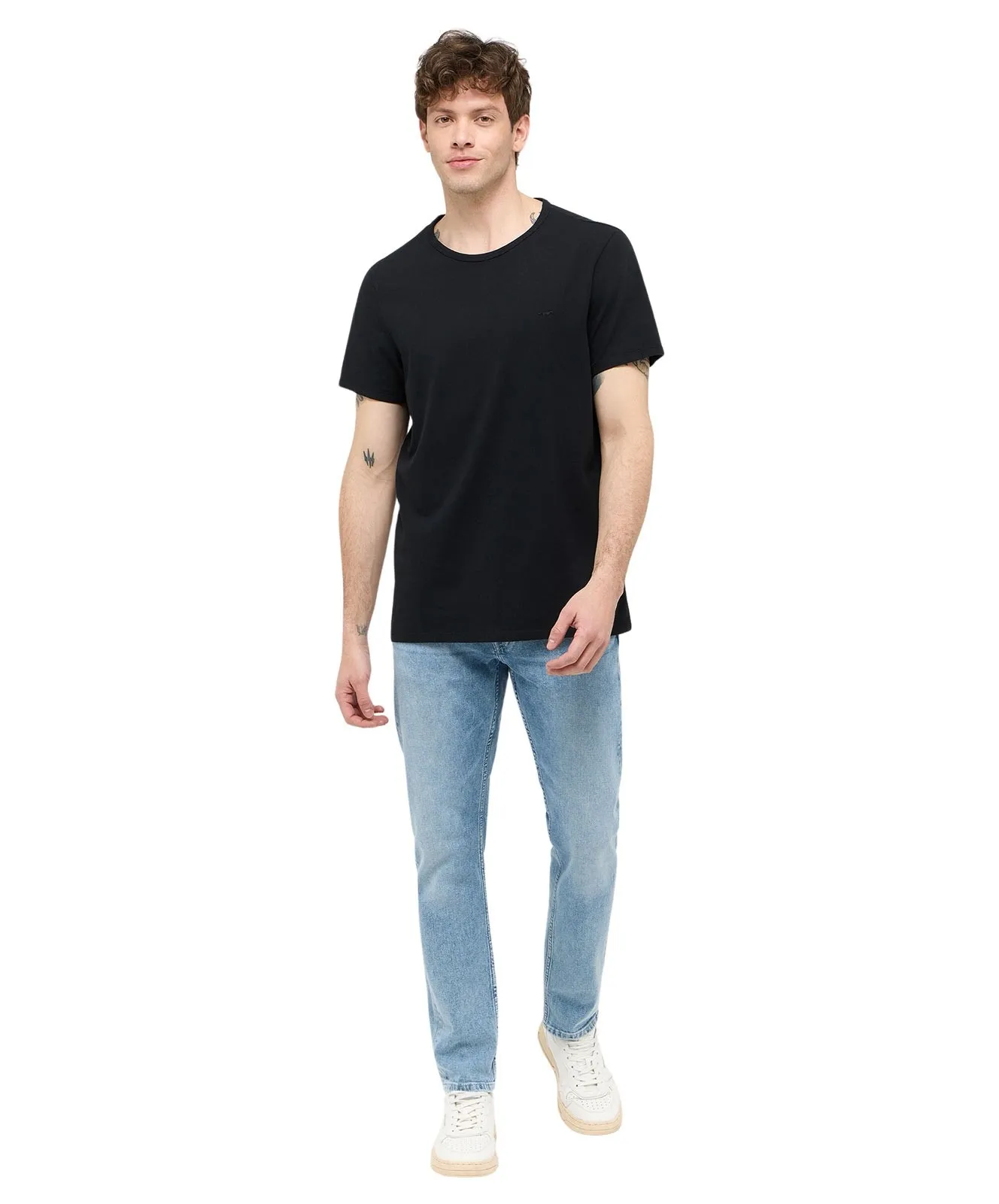 Herren Shirt Allen 2-Pack von Mustang in Black