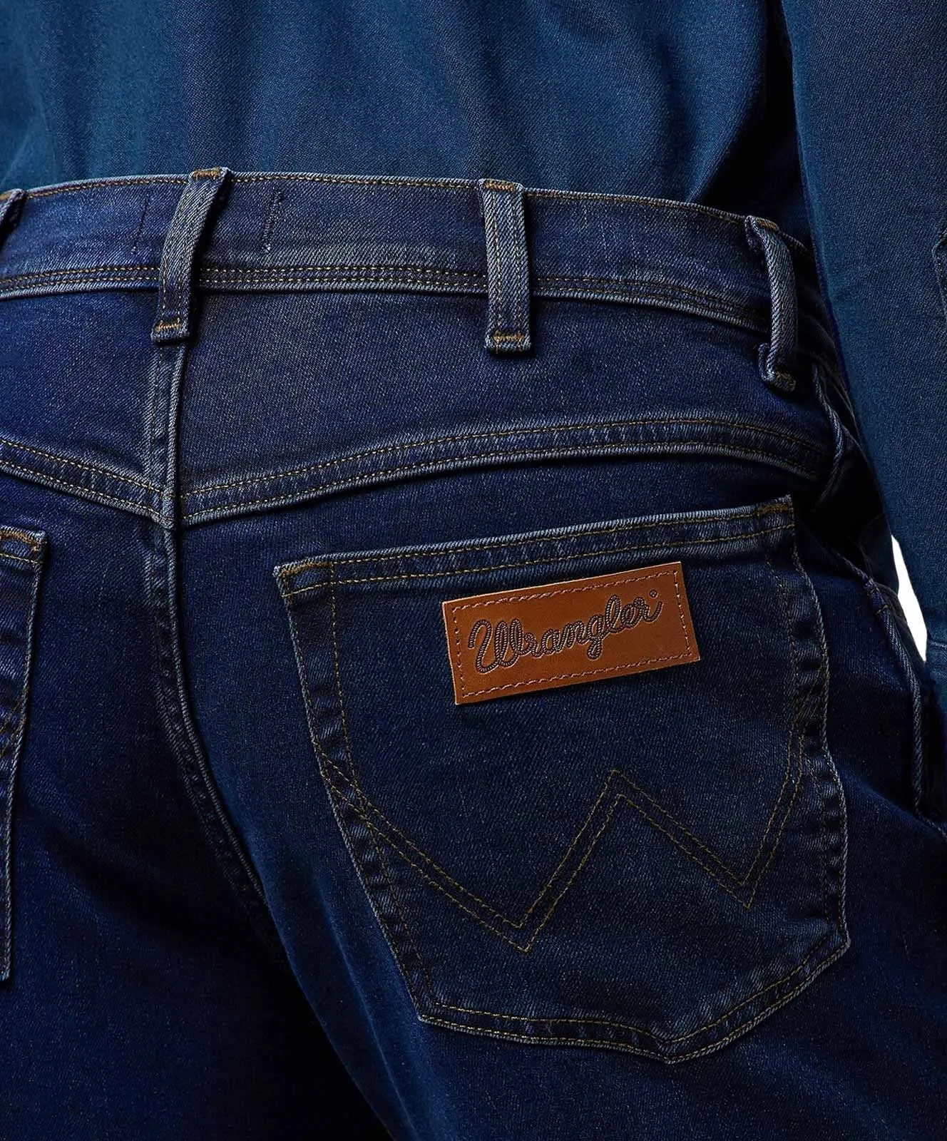 Herren Jeans Texas Stretch von Wrangler in Rustic Navy