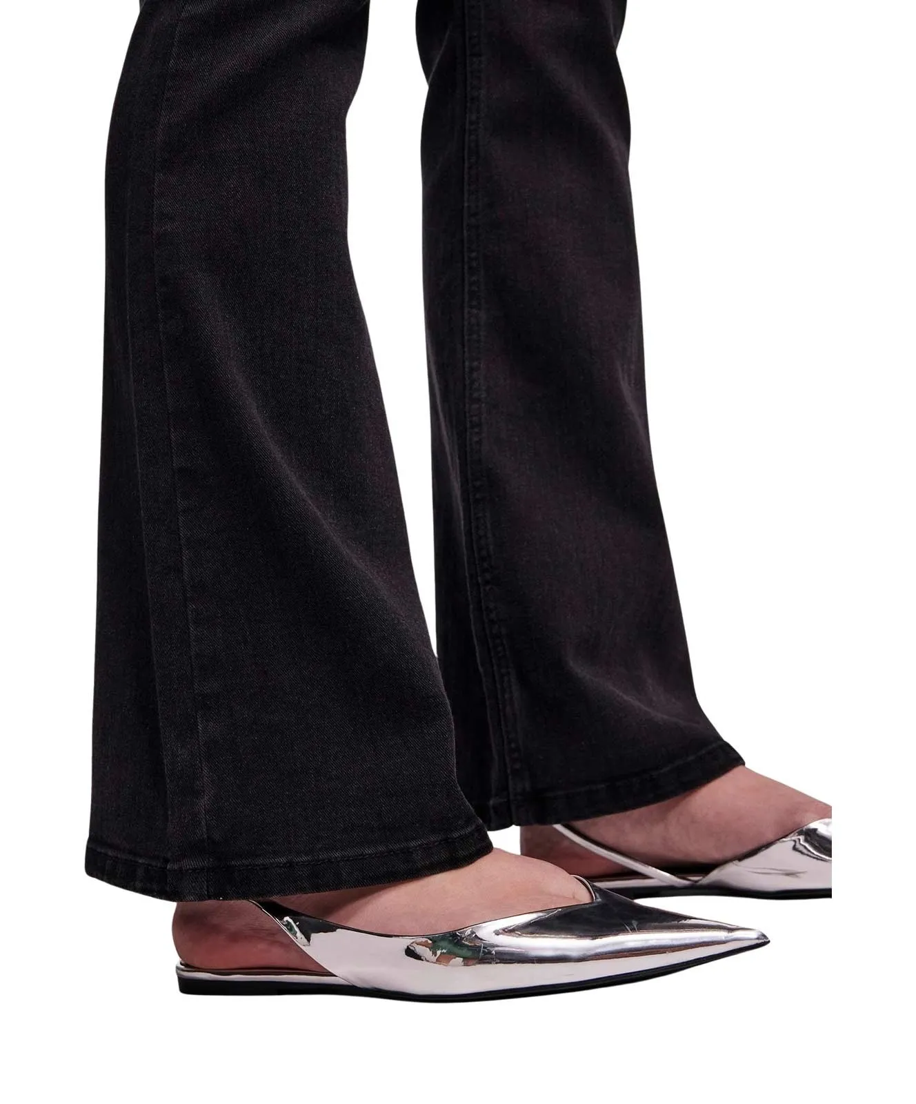 Damen Jeans Peggy von Pieces in Black