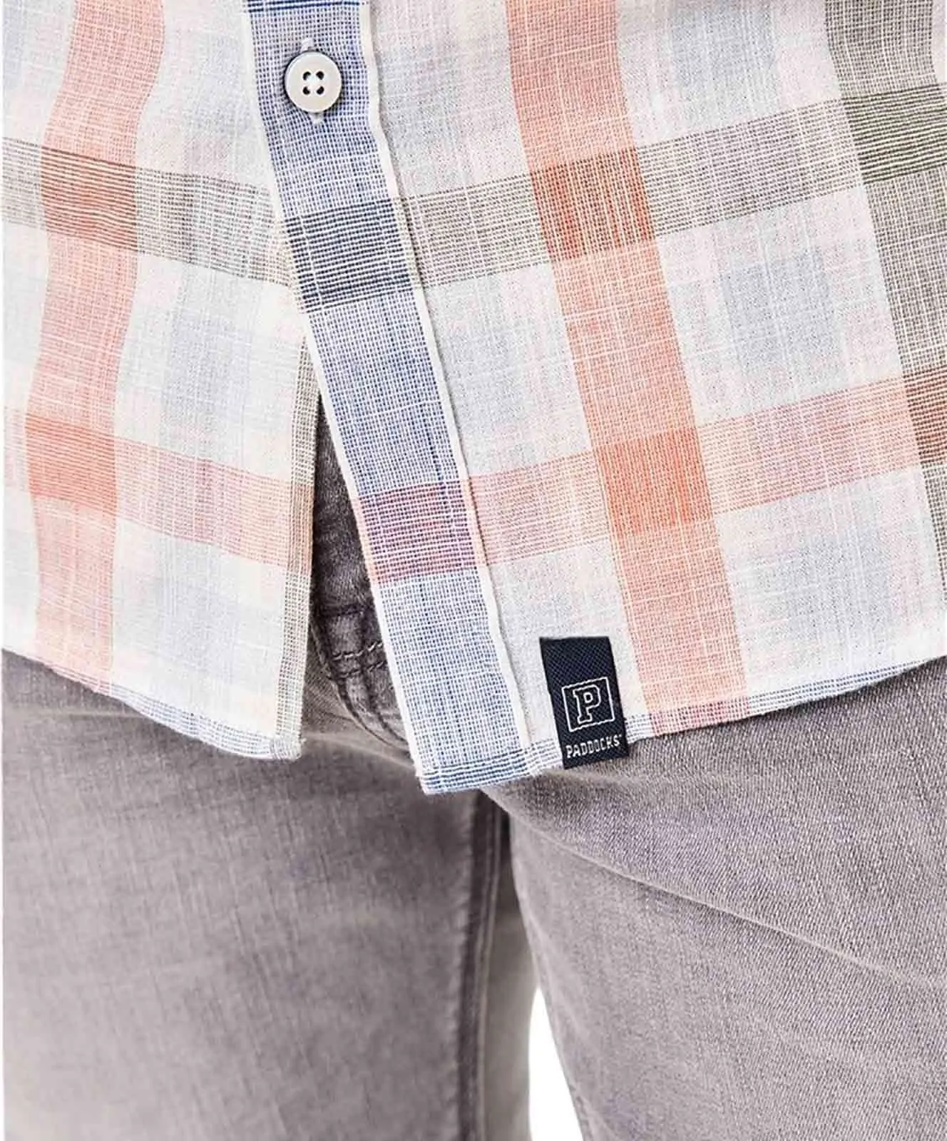 Herren Hemd Kent von Paddocks in Pale Color Check