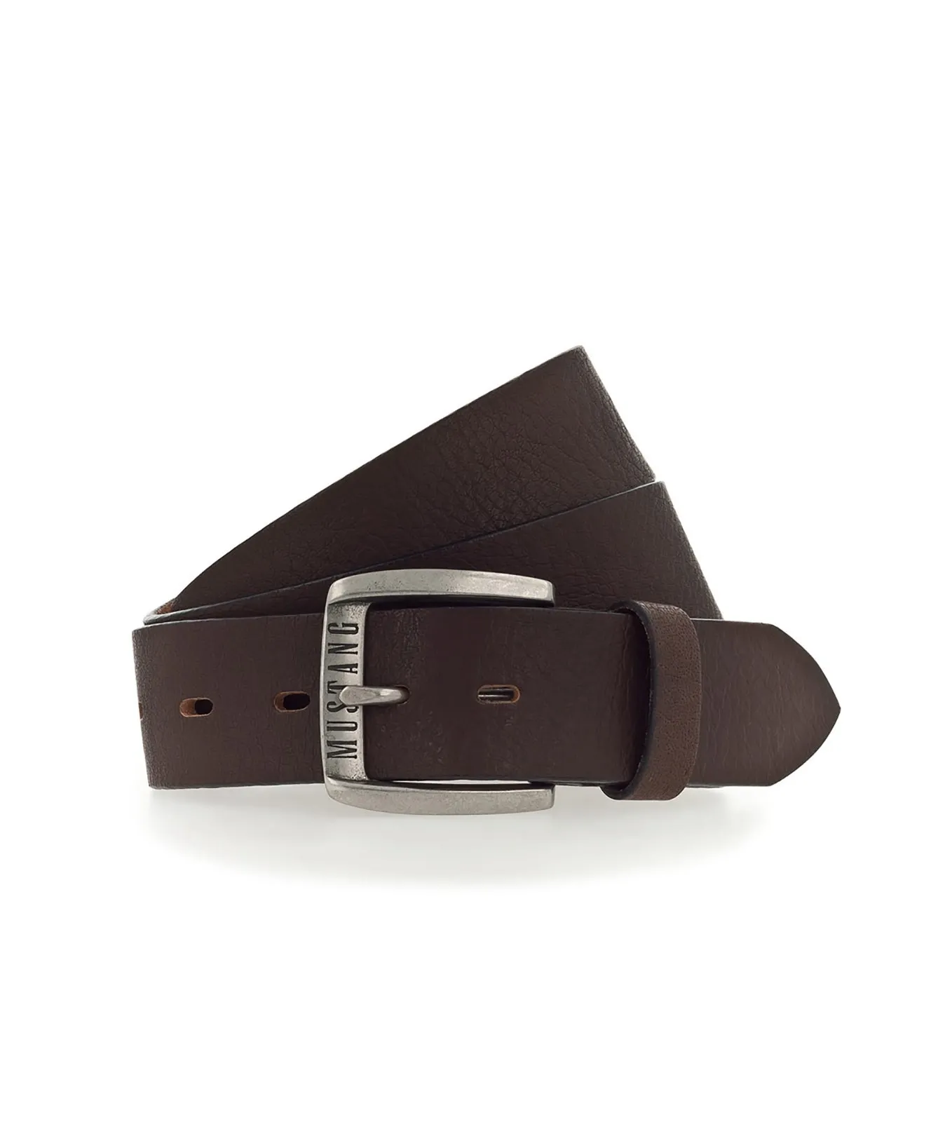 Herren Gürtel 40 mm Gürtel MG2107R19 von Mustang in Dark Brown