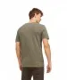 Herren Shirt Split Neck Tee von Jack & Jones in Dusky Green