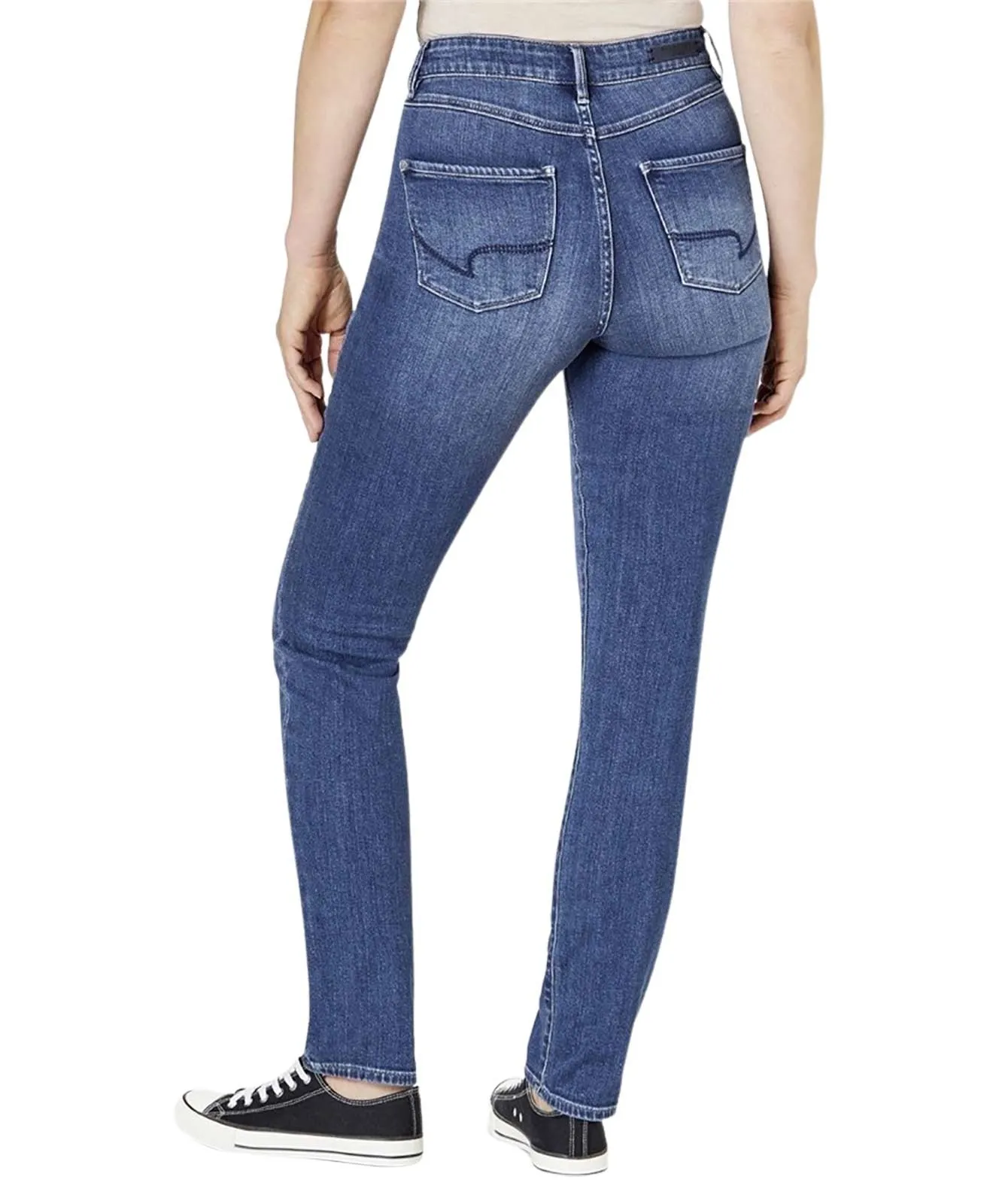 Damen Jeans Pat von Paddocks in Mid Blue Used Moustache