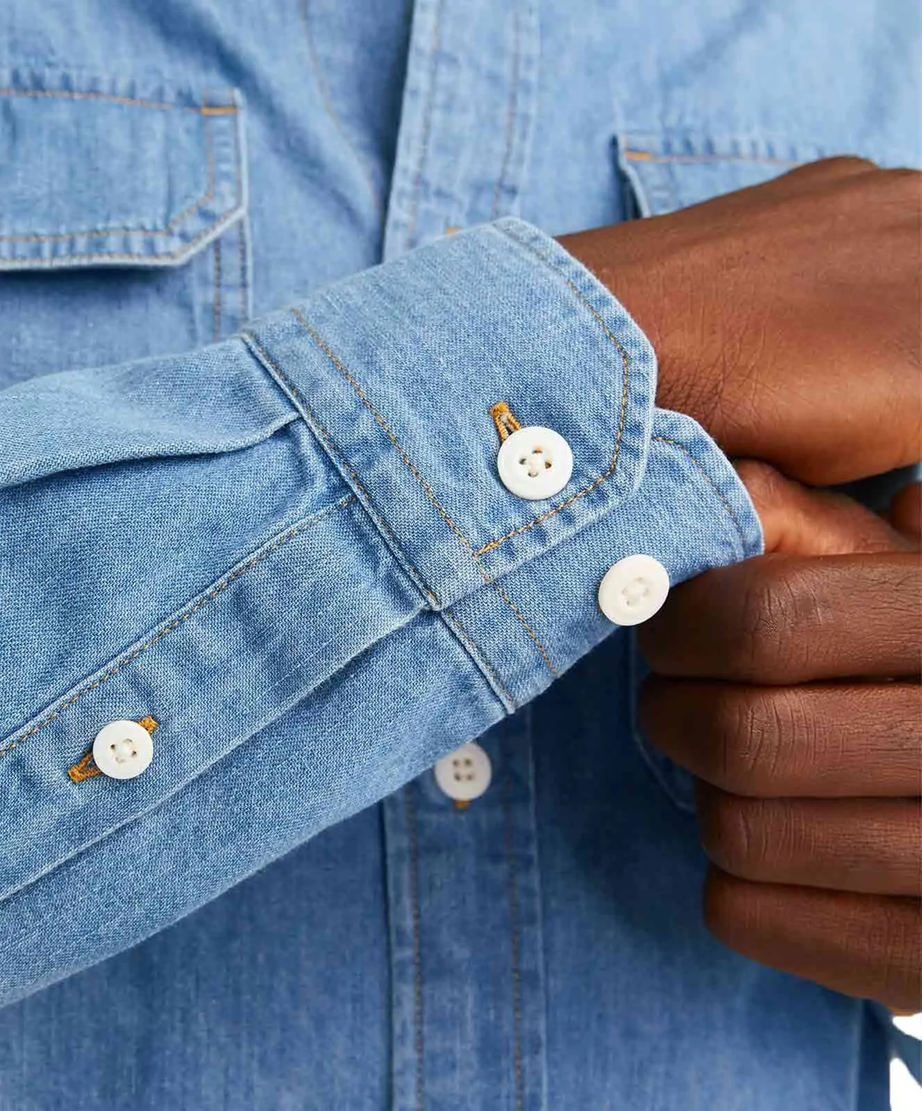 Herren Hemd Travis von Jack & Jones in Light Blue