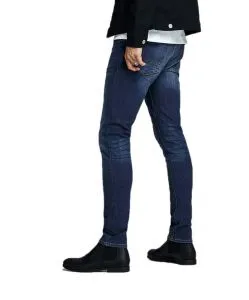 Jack & Jones Jeans Skinny Fit Liam dunklem Used-Look