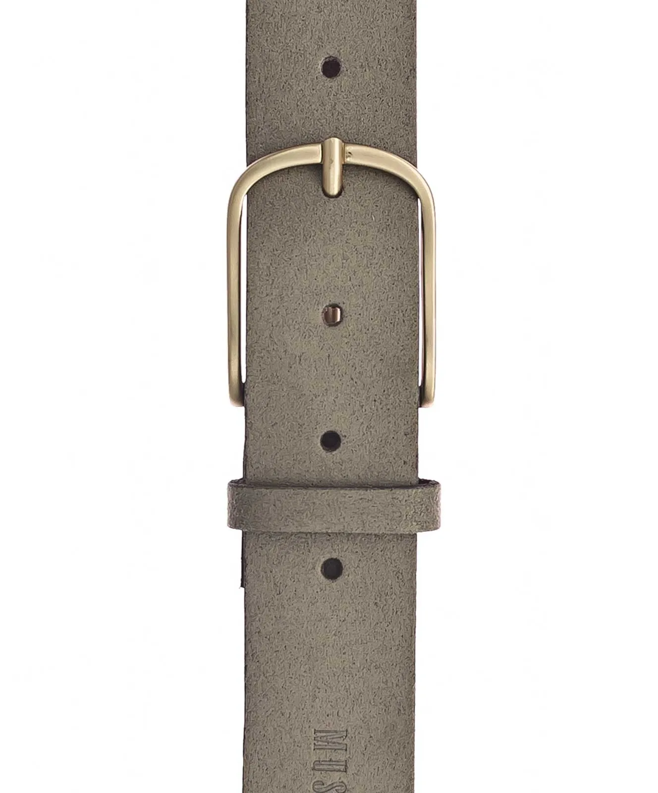 Damen Gürtel 35mm Veloursgürtel mit Airbrushkante von Mustang in Taupe