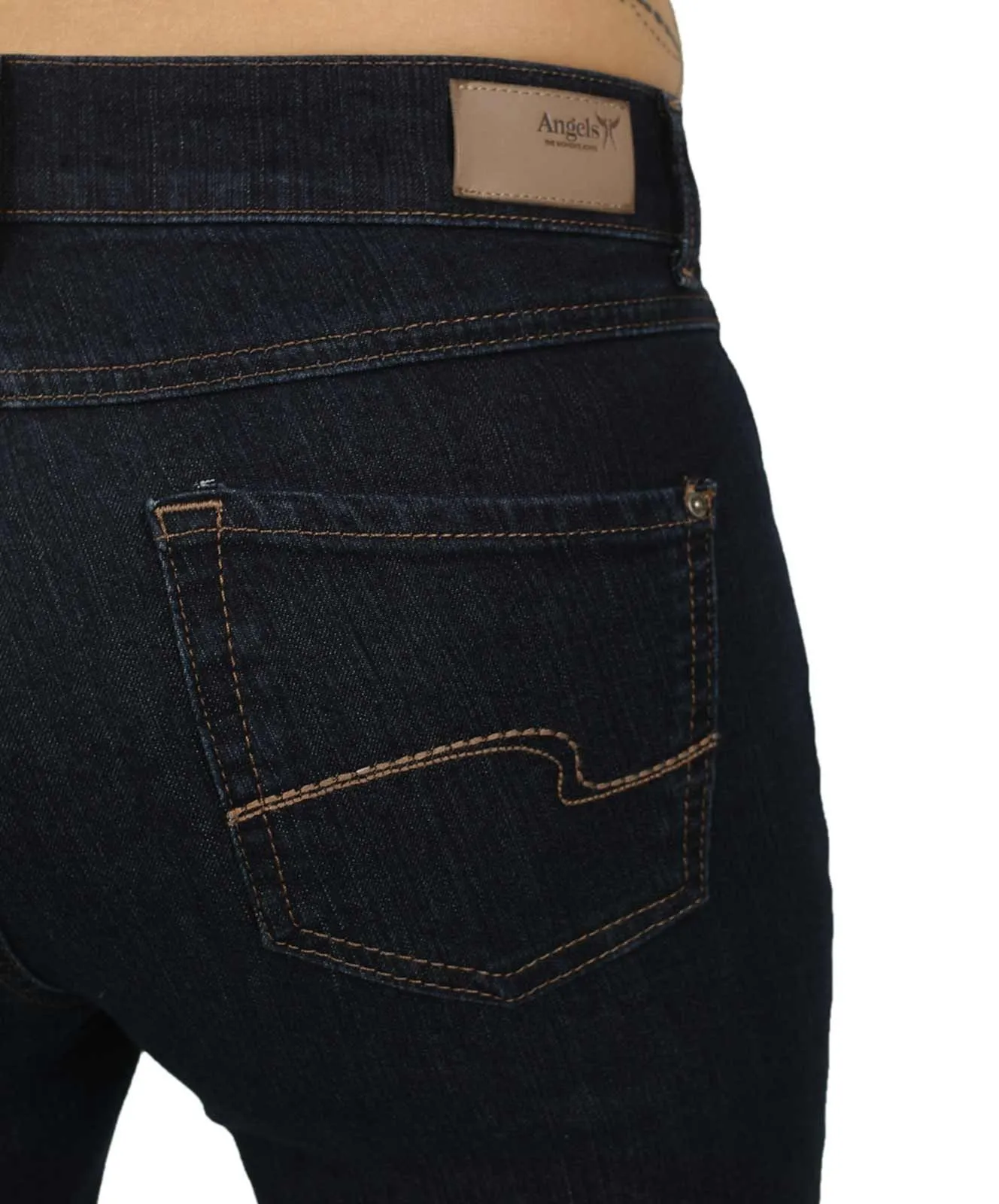 Angels Dolly Jeans Straight Leg in Night Blue