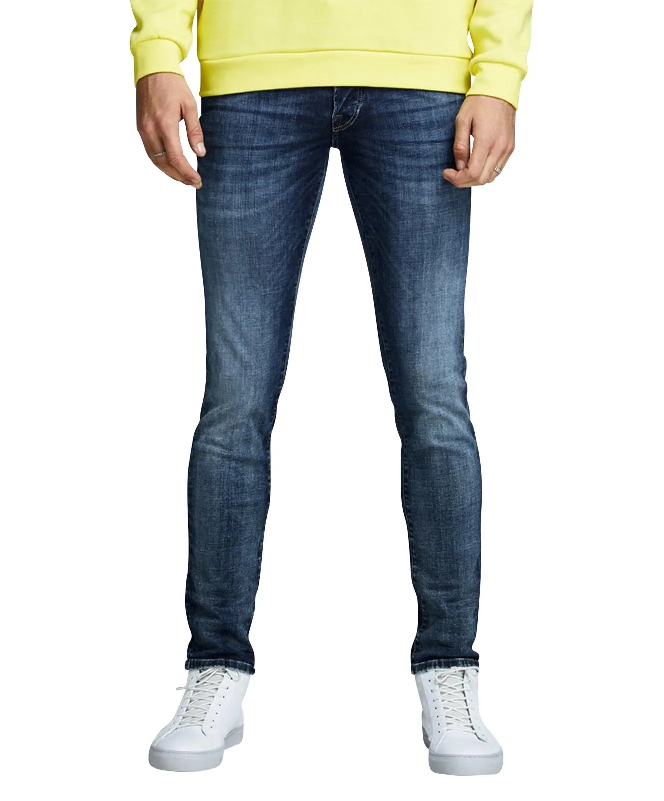 Herren Jeans Glenn Original von Jack & Jones in Blue Denim