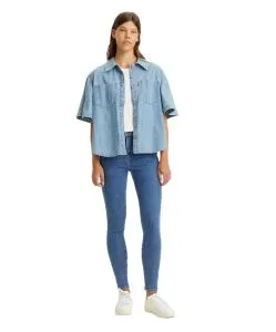 Damen Jeans 720 High Rise Super Skinny von Levis in This Is Love Stone