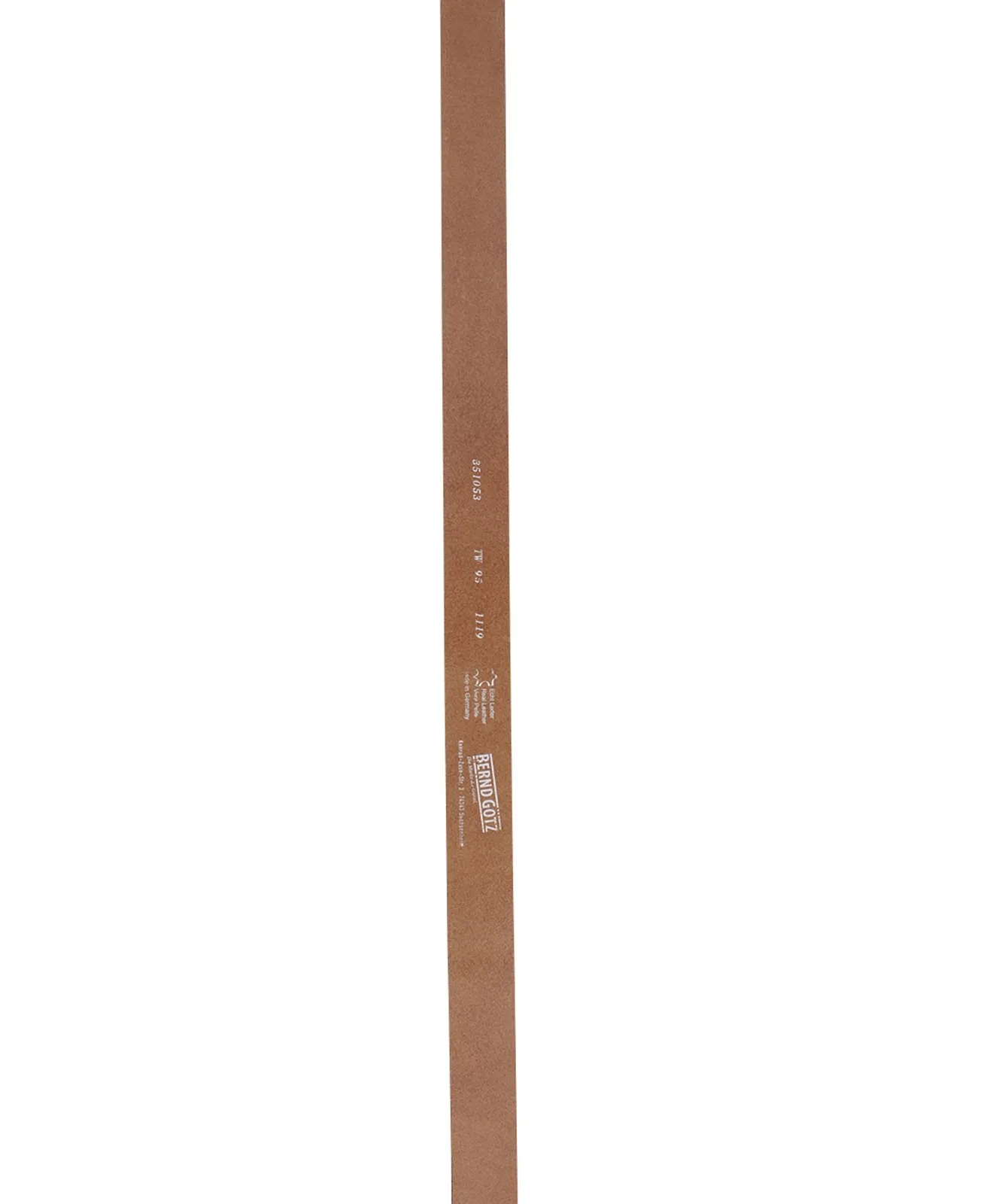 Damen Gürtel 3,5cm Softledergürtel von Bernd Götz in Cognac