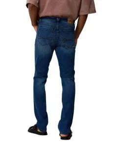 Herren Jeans Ranger Pipe von Paddocks in Mid Blue Overdyed Black Used 