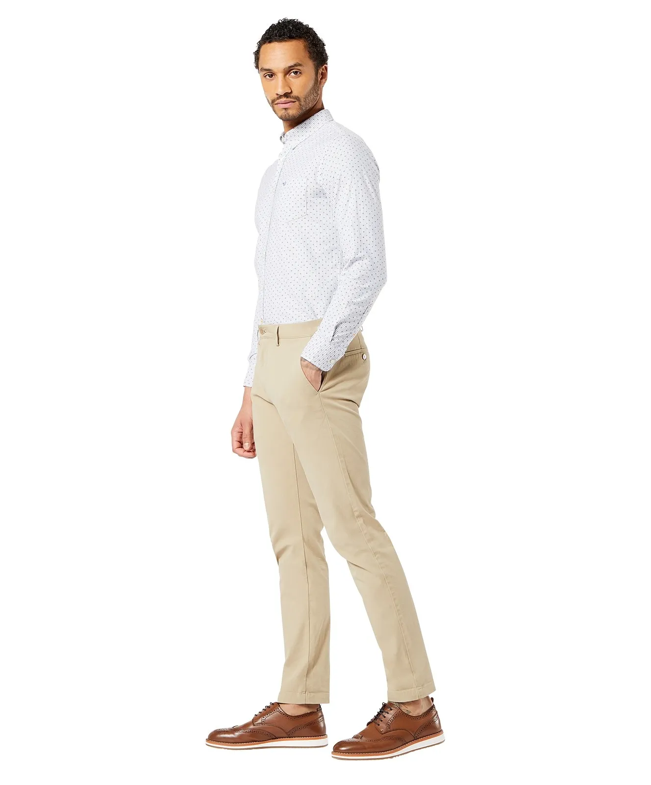 Herren Hose Chino Slim von Dockers in Dockers Khaki