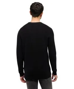 Mustang Strickpullover Elliot in Schwarz