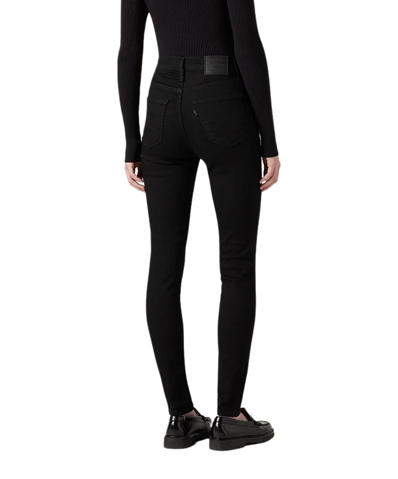 Damen Jeans 720 High Rise Super Skinny  von Levis in Black Galaxy