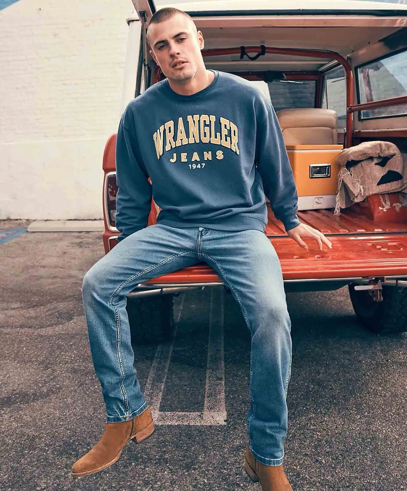 Herren Jeans Horizon von Wrangler in Old Habits