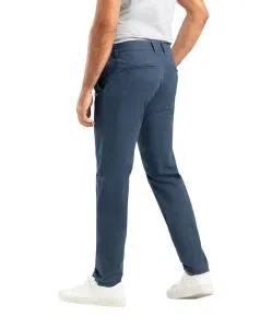 MAC Lennox Chinohose in Blau mit Minimal Print