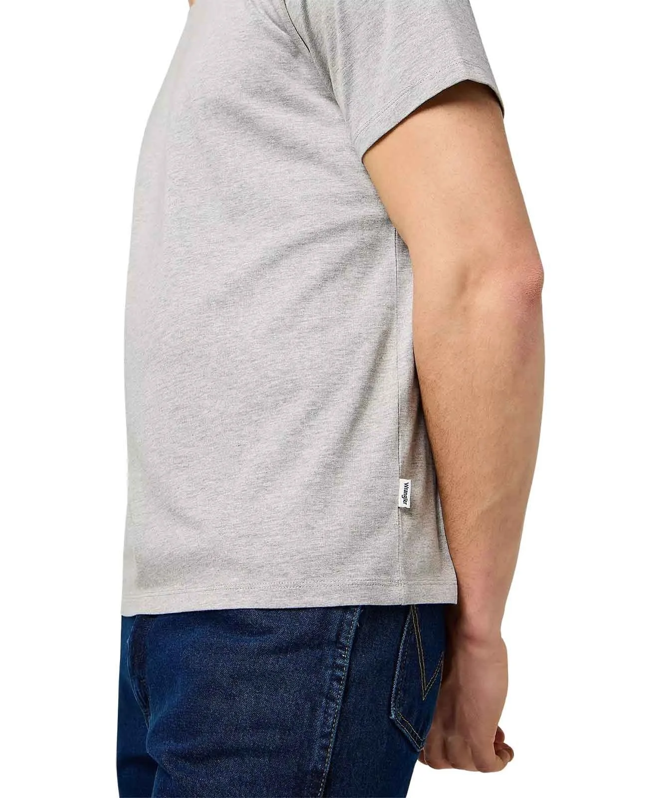 Herren Shirt 3 Pack Tee von Wrangler in White Grey Black