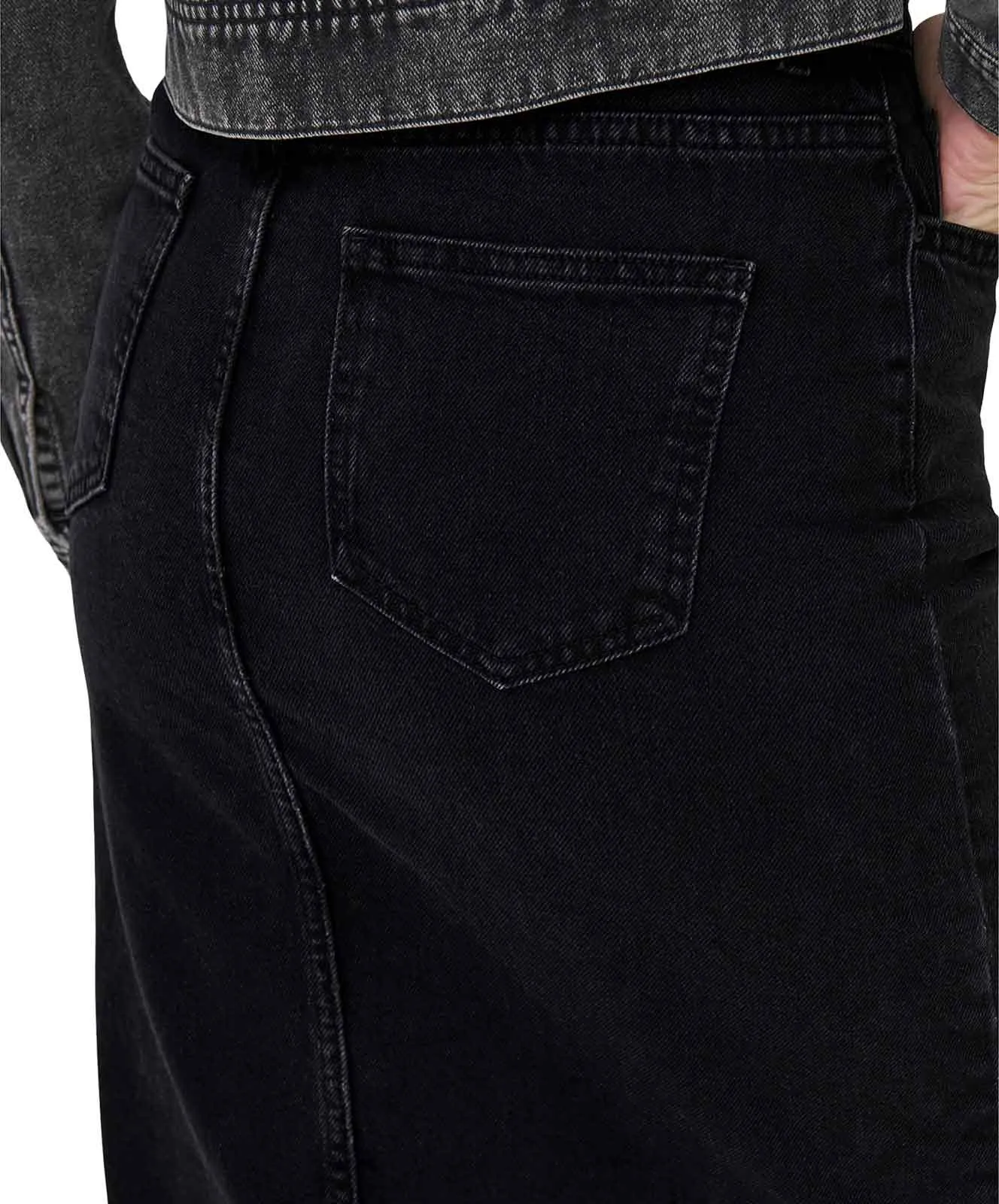 Damen Rock Bianca von Only in Washed Black