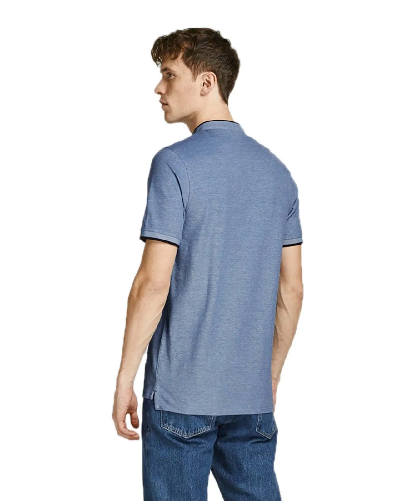 Herren Shirt Paulos Mao von Jack & Jones in Bright Cobalt