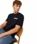 Herren Shirt Corp Logo Tee von Jack & Jones in Black P4 Small Print