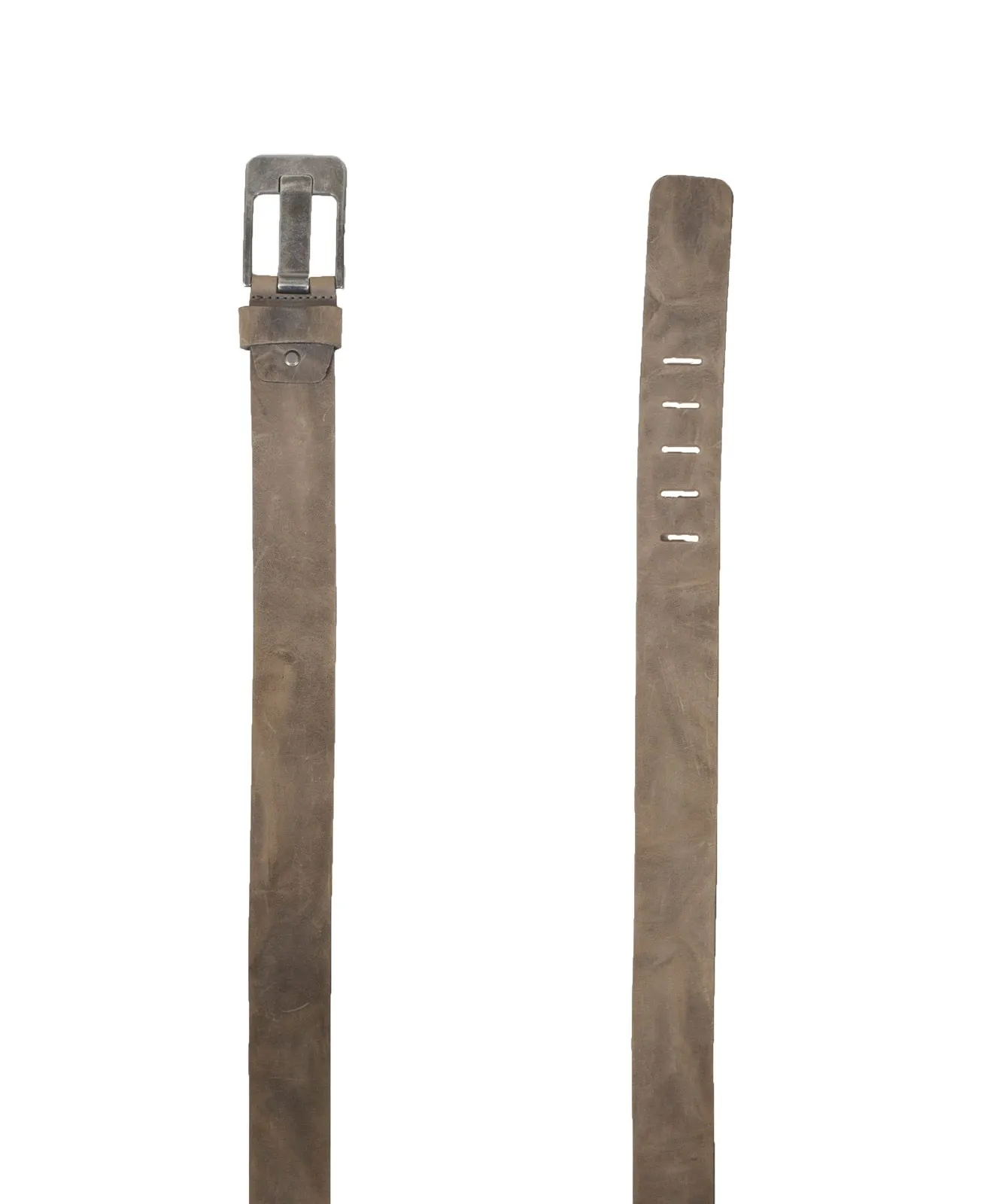 Herren Gürtel 5cm Walklederg.geprägt von Bernd Götz in Taupe