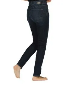 Angels Jeans Skinny Button in dunklem Dark Indigo Used