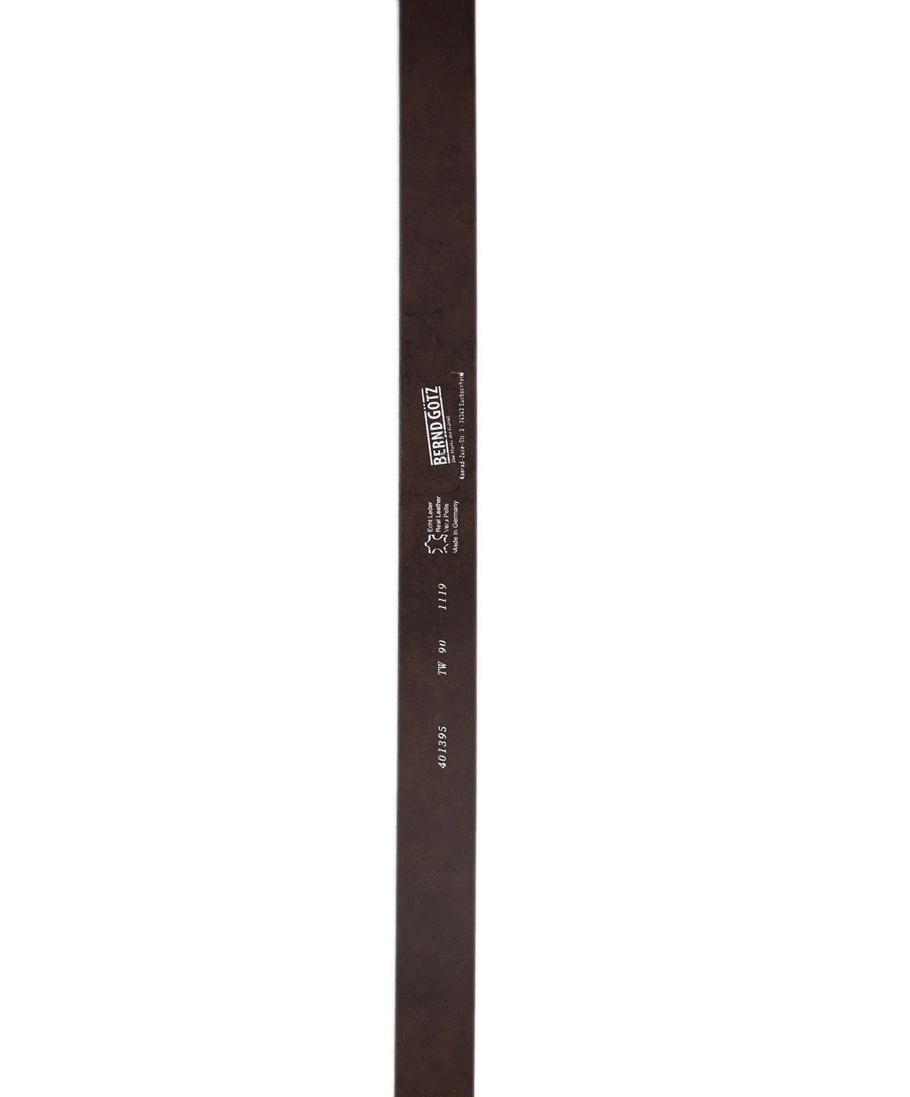 Herren Gürtel 4cm Pull-UP-Ledergürtel von Bernd Götz in Dunkelbraun