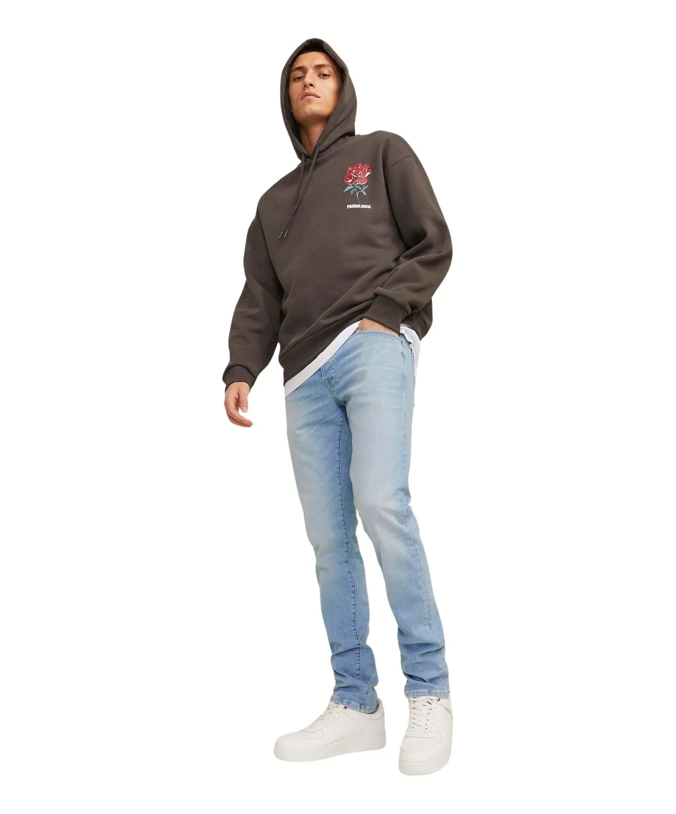 Herren Jeans Glenn Icon von Jack & Jones in Blue Denim