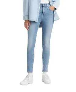 Levi's 721 High Rise Skinny Jeans in Blue Wave Light