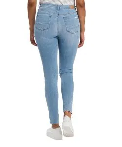 Cross Jeans Skinny Fit Alan mit High Waist in hellblau