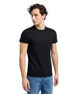 Lee T-Shirt Twin Pack Crew im 2er Pack in Schwarz