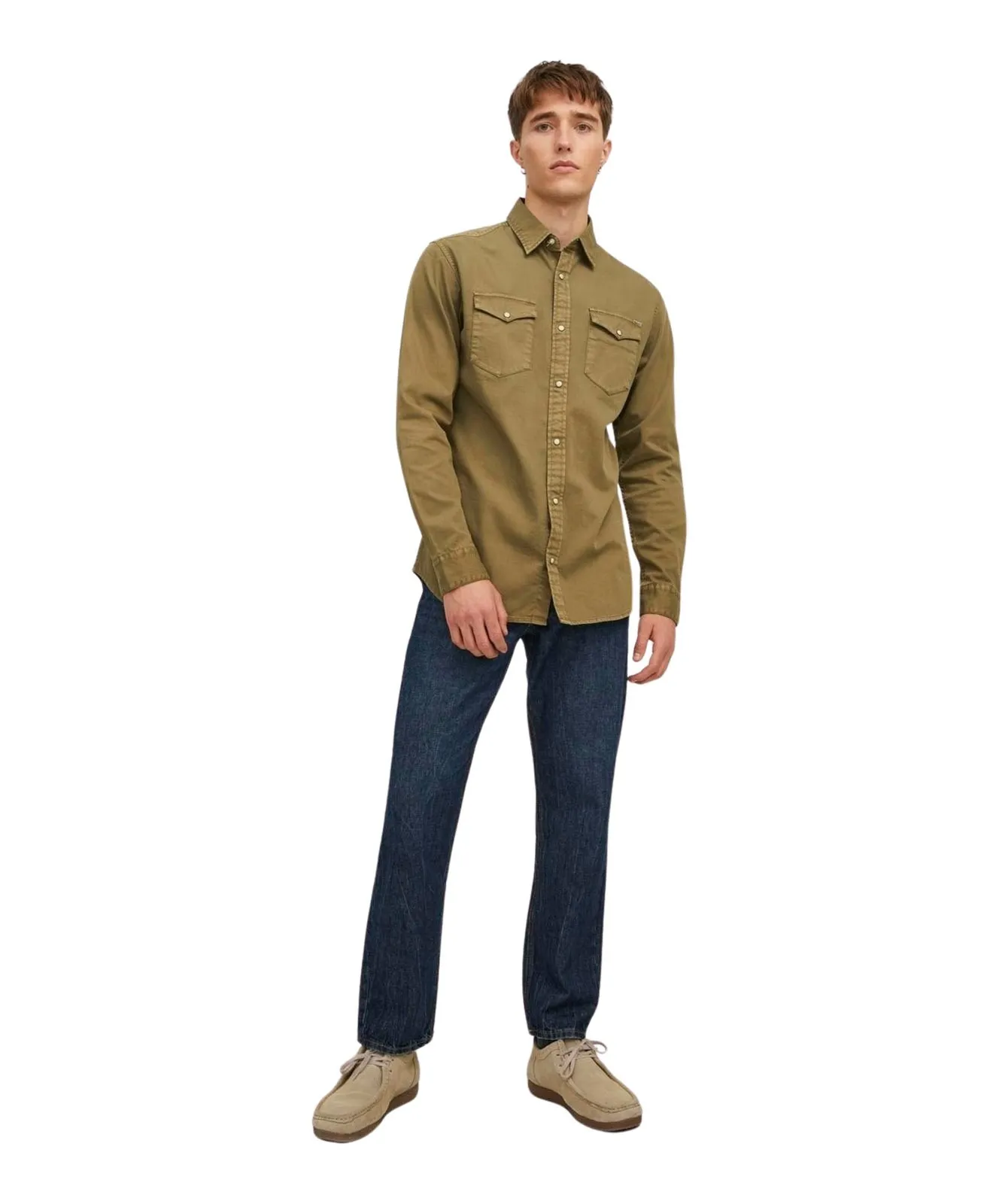Herren Hemd Heridan Shirt von Jack & Jones in Forest Night
