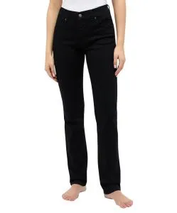 Angels Cici Jeans mit geradem Bein in Schwarz