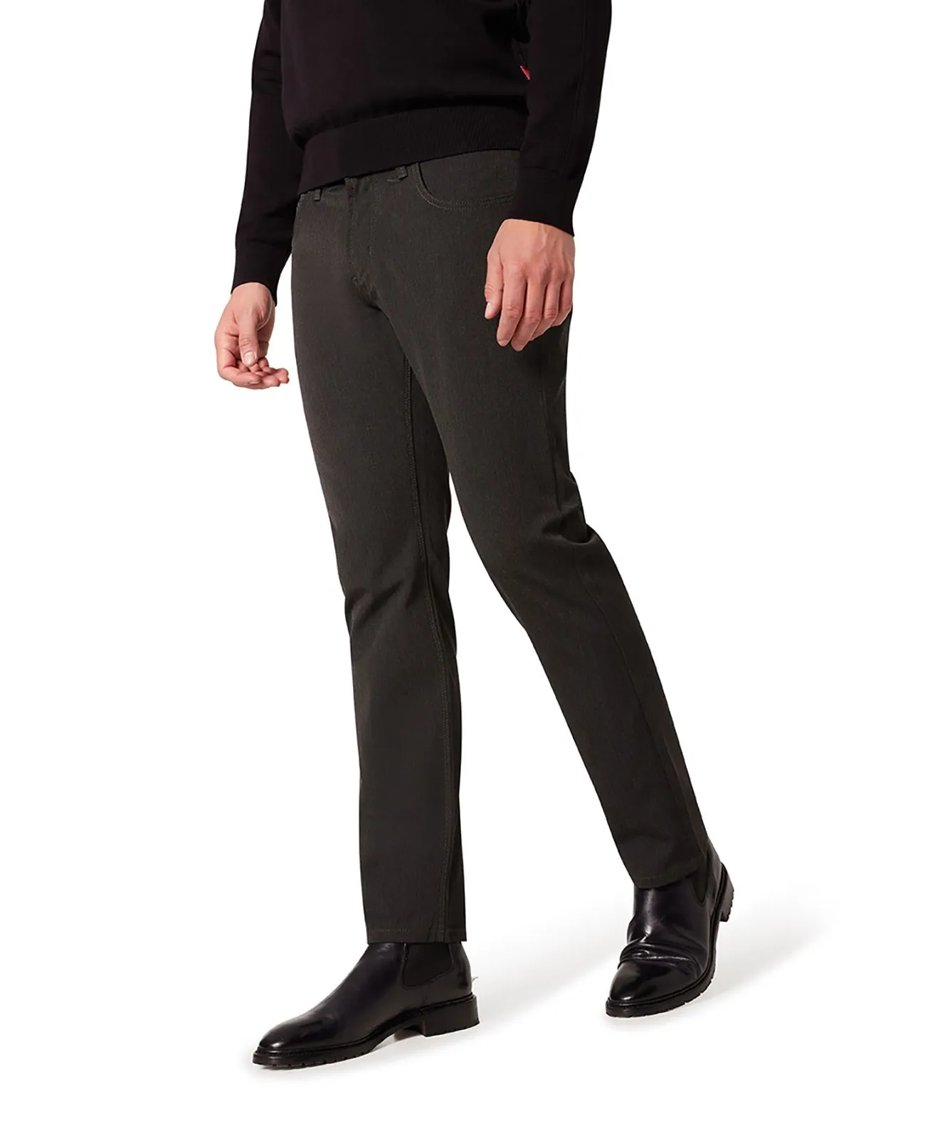 Herren Hose Rando 1680 von Pioneer in Dunkelgrau Melange