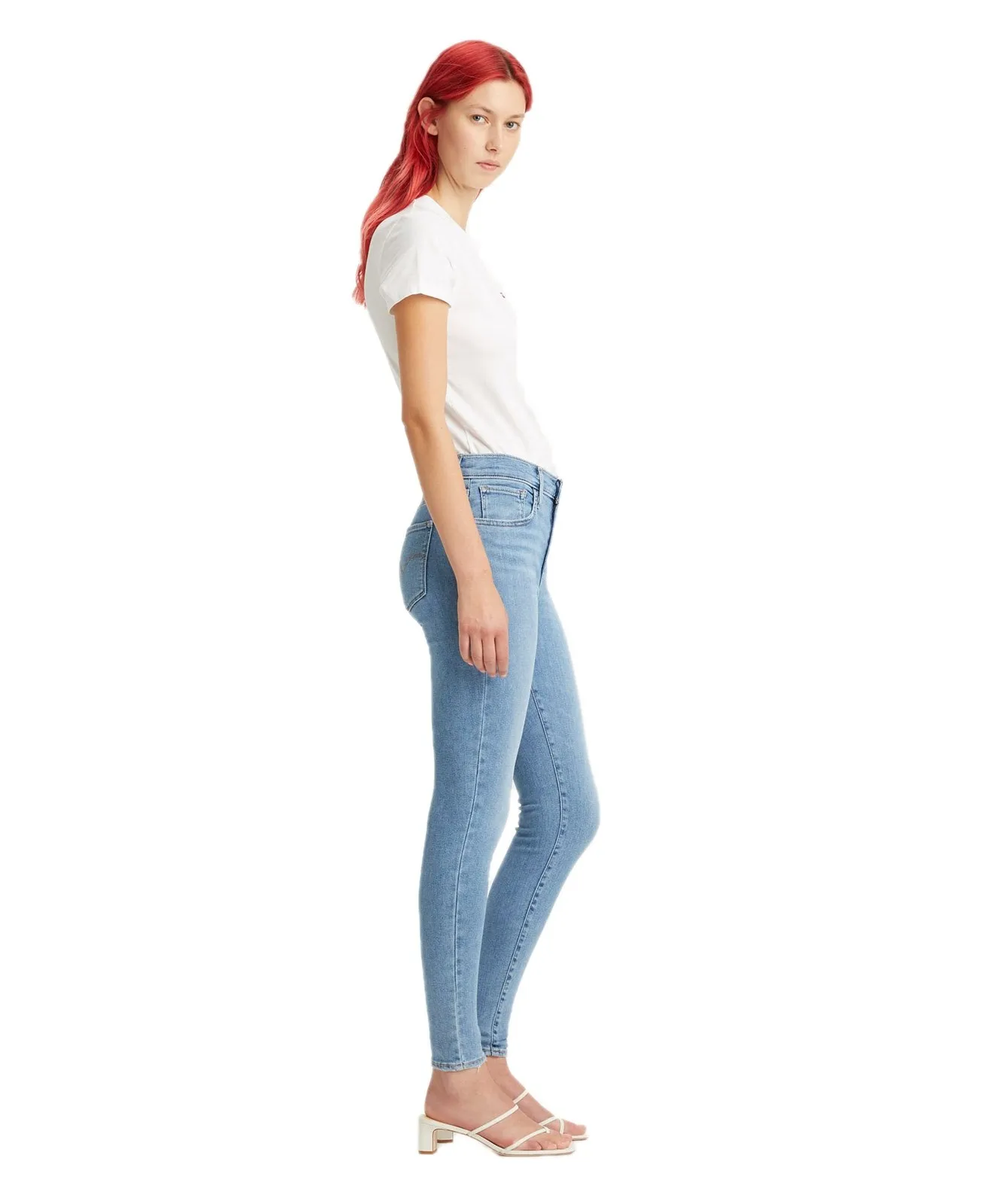 Damen Jeans 720 High Rise Super Skinny von Levis in Love Song Light