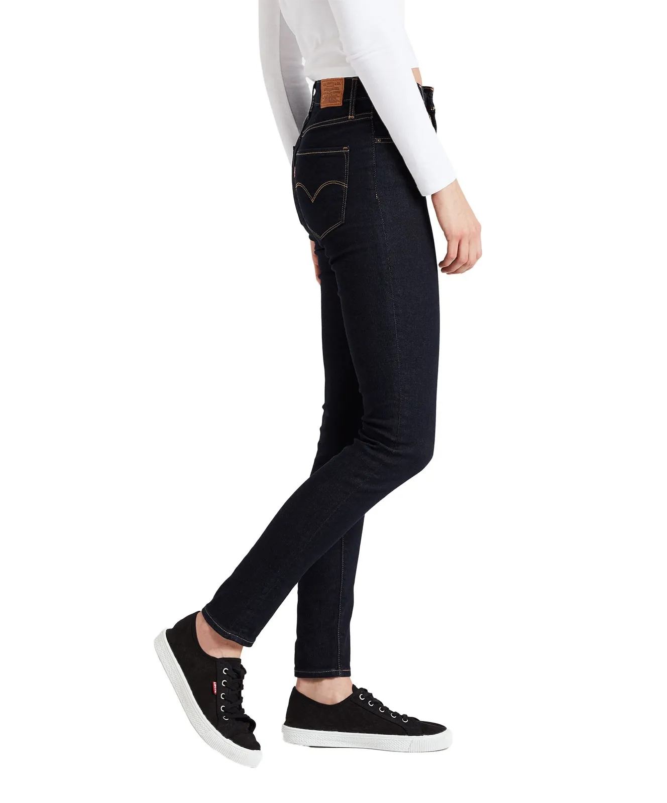Damen Jeans 721 High Rise Skinny von Levis in To The Nine