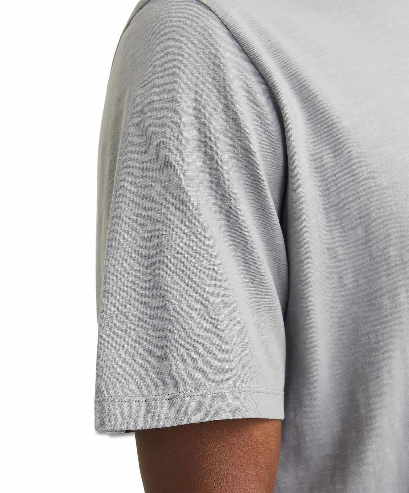 Herren Shirt Basher Tee von Jack & Jones in Utimate Grey