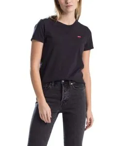 Levi's T-Shirt in Schwarz mit kleinem Marken-Logo
