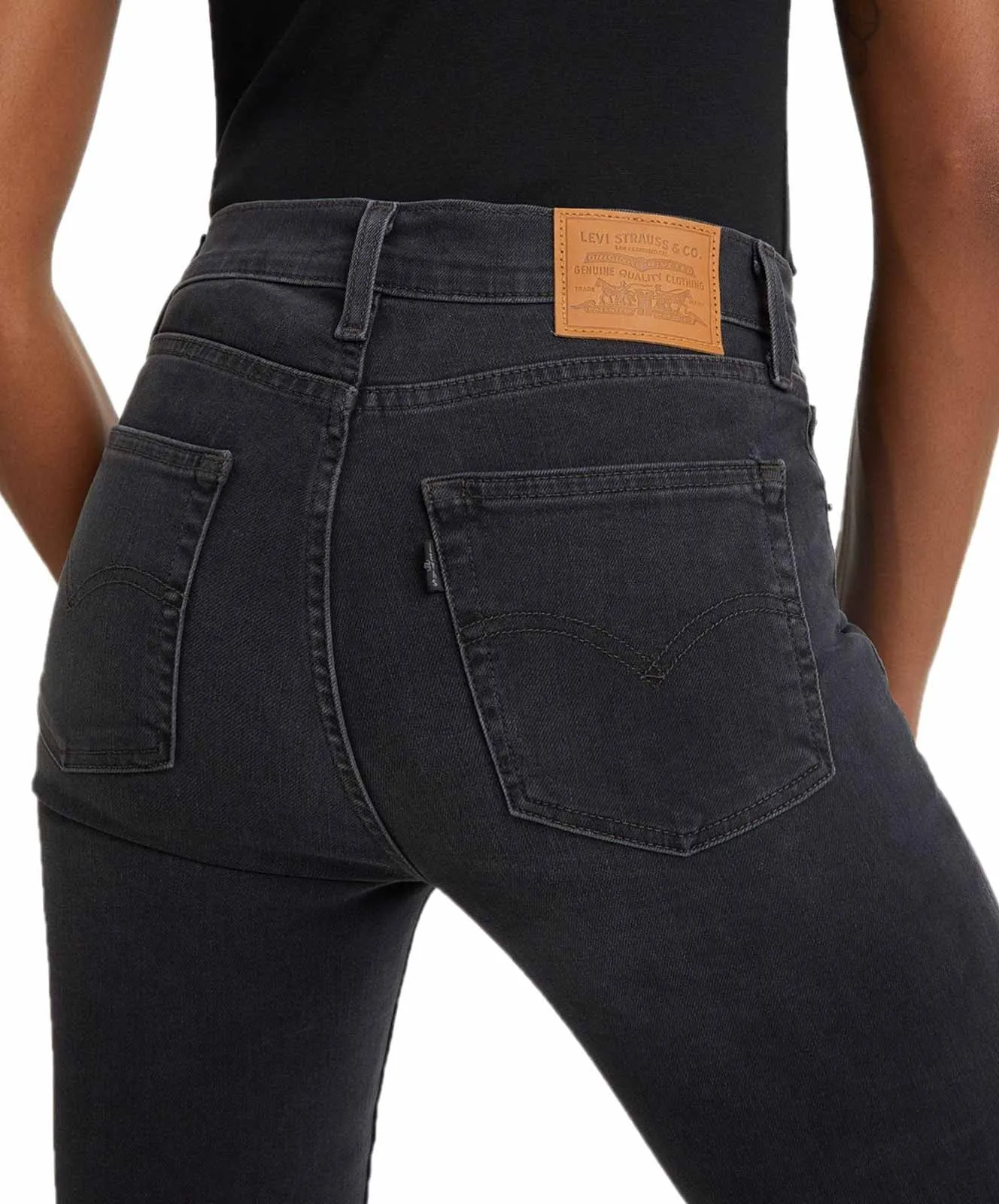 Damen Jeans 724 High-Waisted Straight von Levis in Never Forget