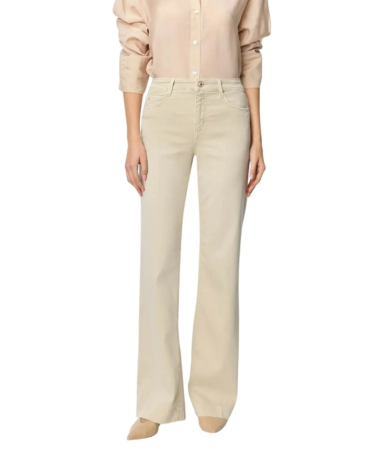 Damen Jeans Dream Wide von MAC in Smoothly Beige