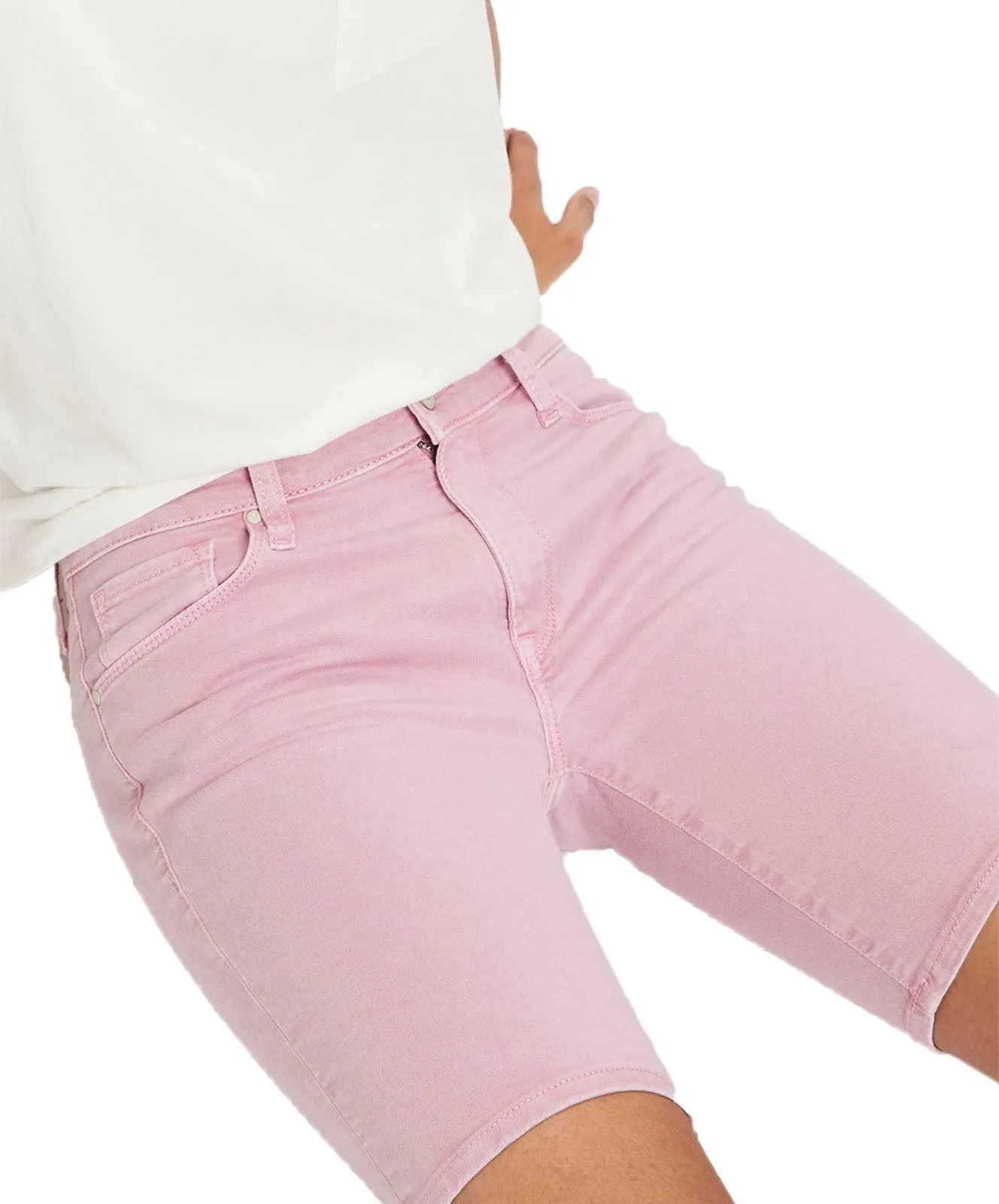 Damen Jeans Anya Short von Cross in Light Pink