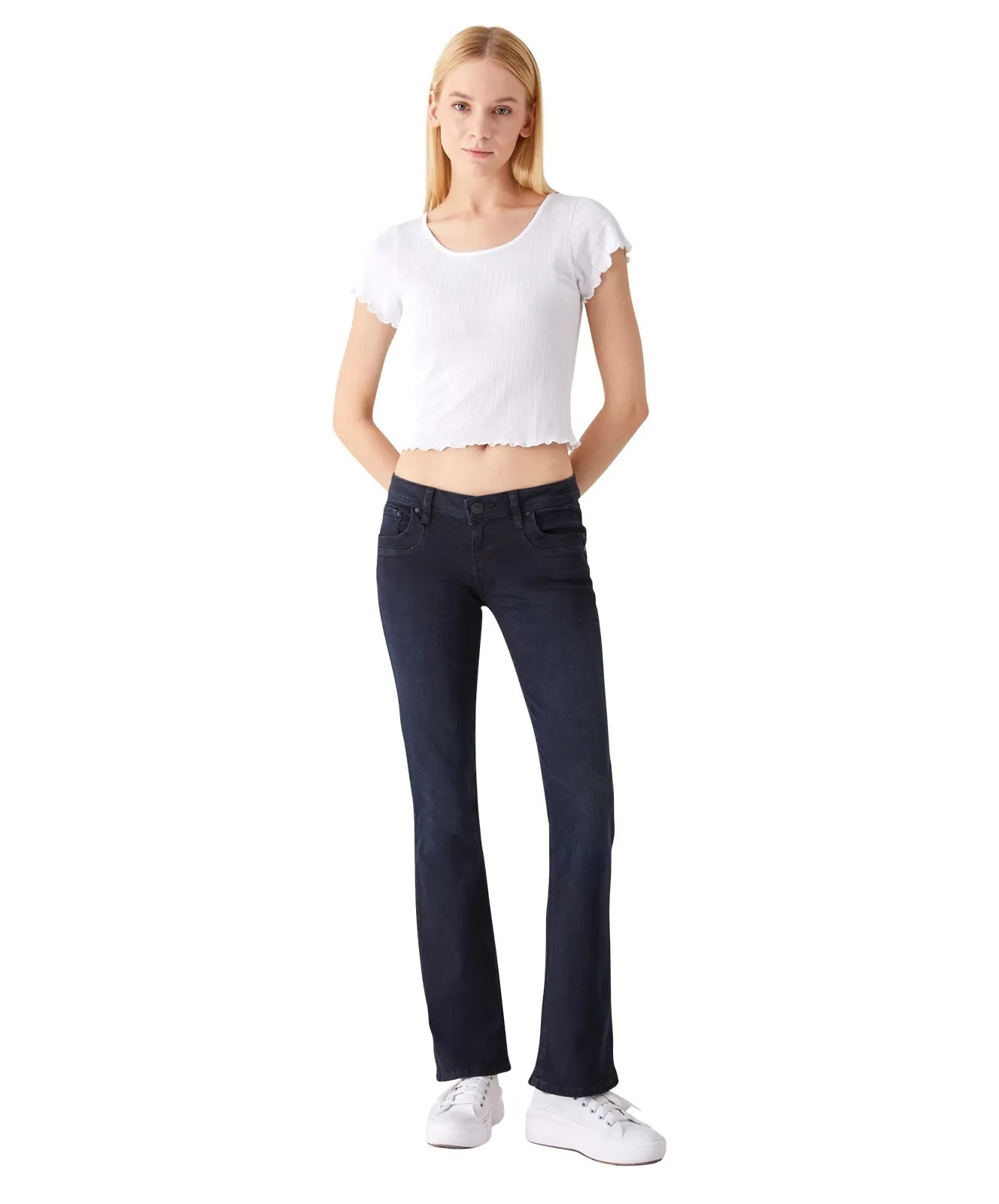 Damen Jeans Valerie von LTB in Camenta Wash